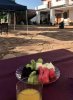 A colourful breakfast! In a lovely rustic hotel in the Córdoba countryside.